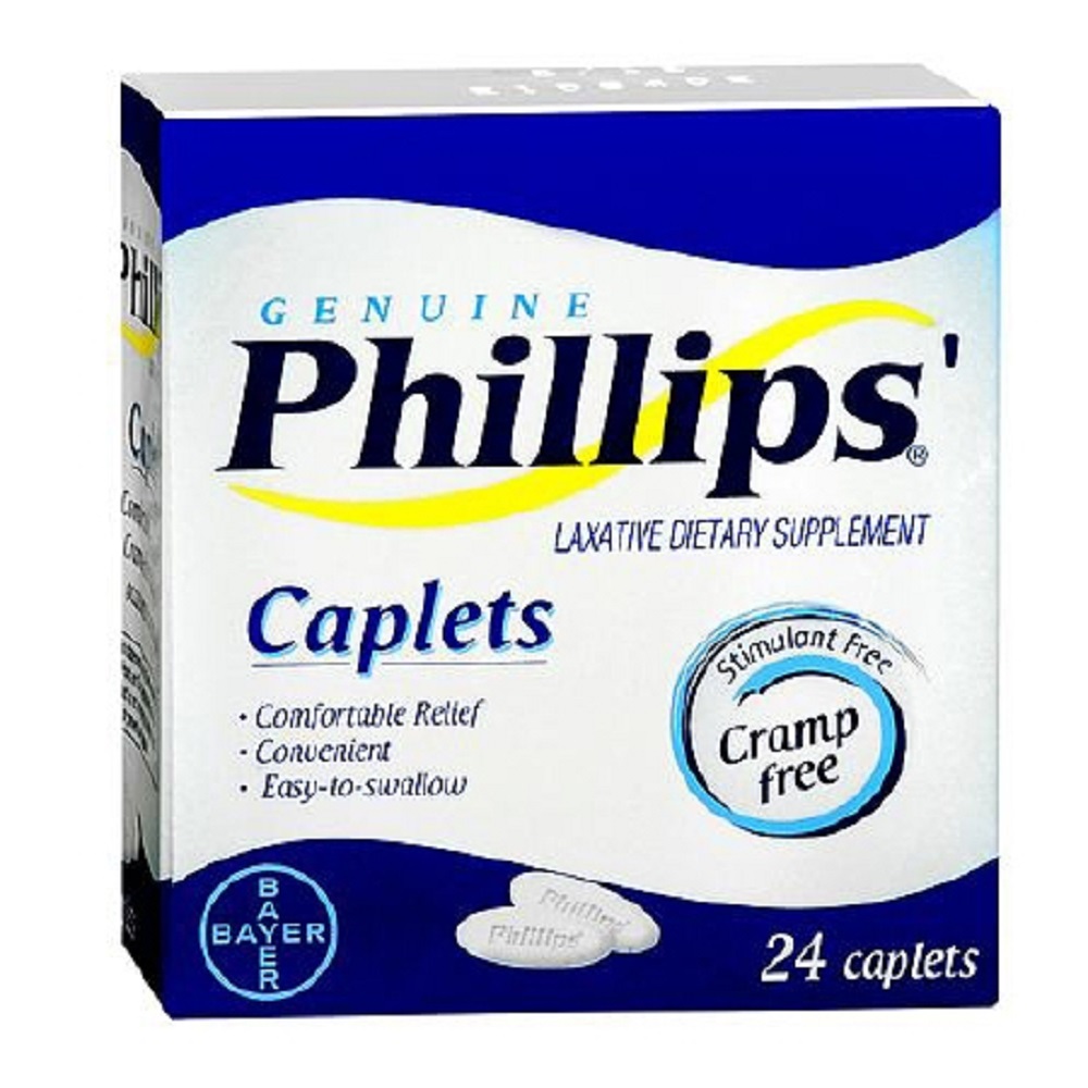Phillips' Laxative Caplet 24 per Box 500 mg Strength