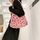 thumbnail image 4 of Bolso bandolera para mujer Umhä, bolso de hombro tipo axila, bolso rosa para mujer, lindo y esponjoso, para chicas universitarias, blanco, 4 of 5