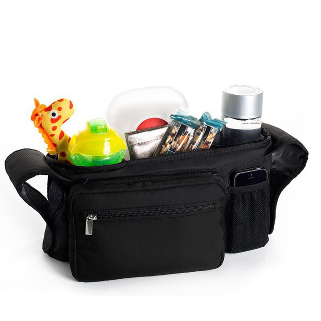 HOT Pram/Stroller/Buggy Cup/Bottle/Drinks/Food Holder Storage Bag For Baby LA 