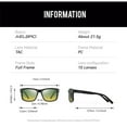 thumbnail image 6 of AIELBRO Day & Night Vision Glasses Men Women Sunglasses Yellow Safety Driving Glasses with UV400 Protection and Anti-Glare, 6 of 9