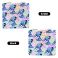 thumbnail image 2 of Pofeuu Stitch for Portable Pocket Makeup Mirror PU Cover Compact Travel Mirror with Normal and Magnifying Double Sided Glass-Round Shape-Square, 2 of 9