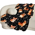 thumbnail image 2 of Corgi Blanket Super Soft Warm Fluffy Flannel Music and Corgi Dog Throw Blanket Cozy Fuzzy Plush Bedding Blanket Gift for Boys Girls Kids Teens Adults Couch Sofa 80"X60", 2 of 6