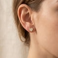 thumbnail image 5 of YEUOYEA 18K Gold Plated Heart Stud Earring for Women, 925 Sterling Silver Post, Cubic Zirconia, Fashion Jewelry Gifts, 5 of 6
