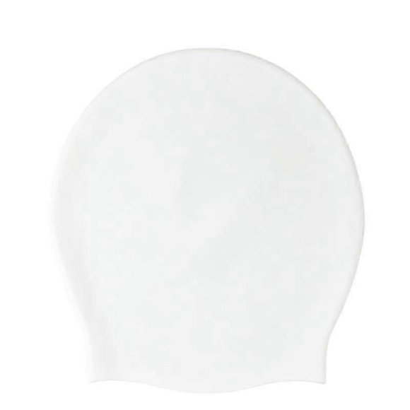 Extra Large Silicone Swimming Cap Oversized Ear Protection Swimming Cap For Long Hair