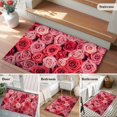 thumbnail image 6 of Valentine's Day Washable Area Rug 2 x 3 ft Pink and Red Rose Flowers, Soft Non Slip Rugs Stain Repellent Indoor Felt Carpet for Living Dining Room Bedroom Home Office, 6 of 9