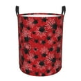 thumbnail image 1 of Balery A Web With A Spider 1 Cesta de ropa redonda con asas, impermeable, independiente, para ropa, juguetes, dormitorio y familia-Small, 1 of 6