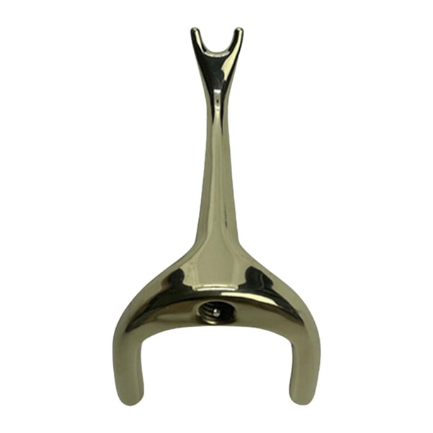 Cabezal de puente de billar, taco de billar, accesorios de puente, taco de billar de metal Reposapiés de horquilla para maletero