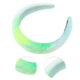 thumbnail image 3 of 1 Pc Diadema Elegante de Color Tie-dye para Mujeres y Niñas 6.69"x6.10" Verde, 3 of 3