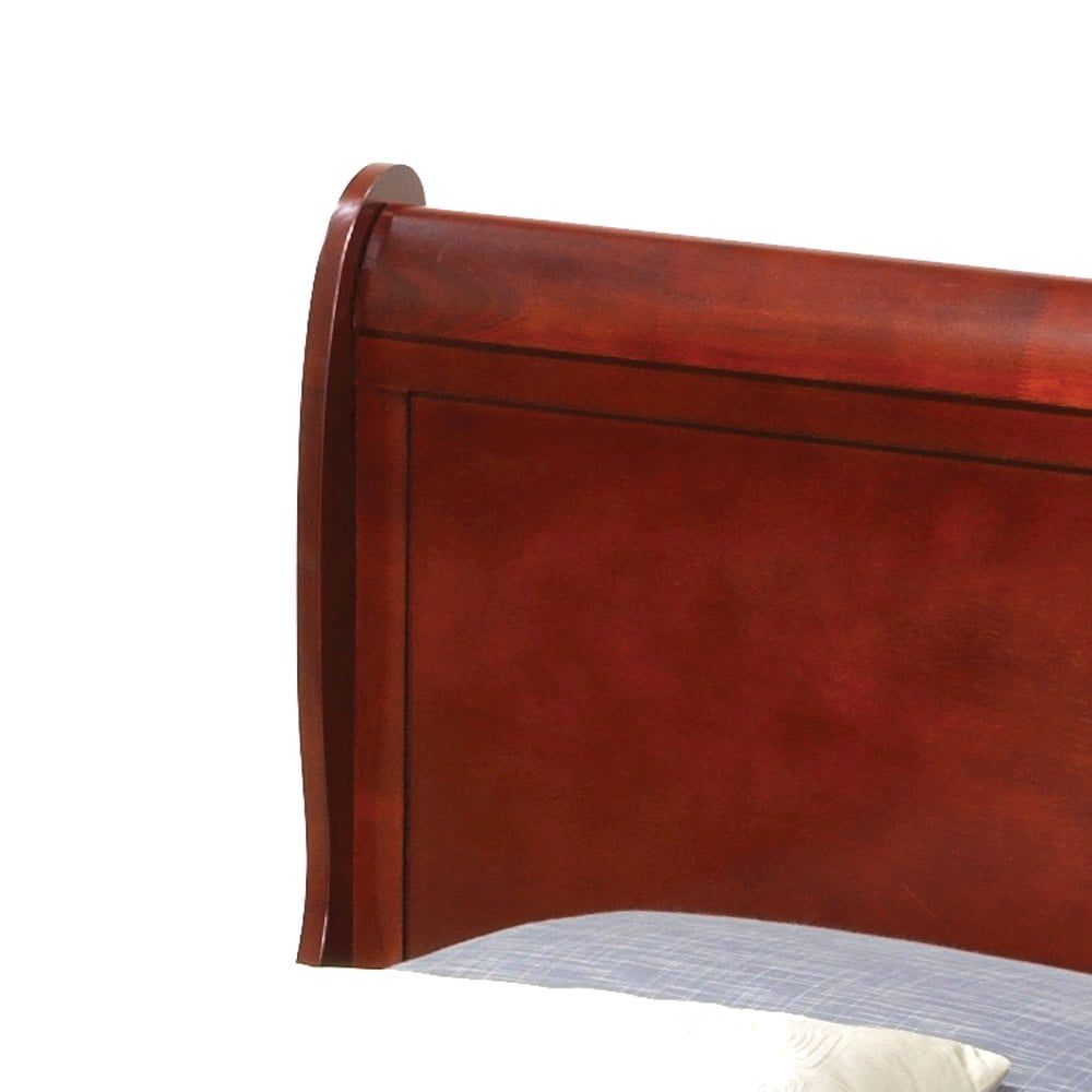 Glory Furniture Louis Phillipe Twin Bed in Cherry Color