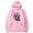 Pink, variant on Jenna Ortega Photo Hoodies Streetwear Pullovers Women Men Fashion Long Sleeve Sweatshirts
