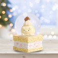 thumbnail image 5 of KelaJuan Christmas Snow Globe, Battery Operated Holiday Desktop Decor with Music Light Gift, 5 of 6