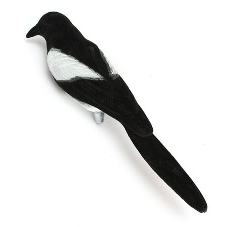 Flocked Magpie Decoy Hunting Bait Larsen Trap Decoying Shooting Bird