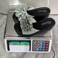 thumbnail image 6 of Women's Wedge Sandals Slip on Slides Platform Round Open Toe Backless Fish Mouth Comfortable Slipper Dressy Summer Casual Shoes Green 8.5(41), 6 of 9
