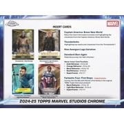 2025 Topps Marvel Studios Chrome - Hobby Box - Look for Autographs and Sketches