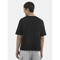 thumbnail image 6 of No Boundaries Cotton Oversized Cropped Tee with Short Sleeves, Men's and Big Men's XS-5XL, 6 of 6