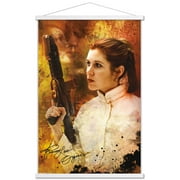 Star Wars: Saga - Princess Leia - Signature Wall Poster with Wooden Magnetic Frame, 22.375" x 34"
