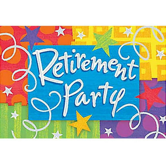 Retirement Invitations w/ Envelopes (8ct)