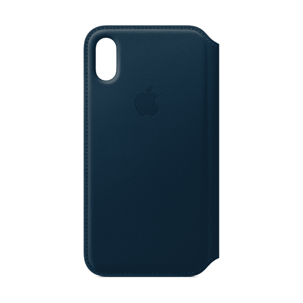 Iphone X Leather Folio Cosmos Blue Com - Iphone X Leather Folio Blue Iphone X Leather Folio Cosmos Blue Com - Iphone X Leather Folio Blue