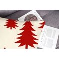thumbnail image 2 of Red Christmas Pillow Covers 18x18 Set of 4 Farmhouse Christmas Decorations Merry Christmas Tree Snowflake Winter Holiday Decor Throw Cushion Case for Home Couch S23C01, 2 of 7