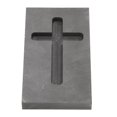 thumbnail image 4 of Molde de fundición de lingotes de grafito, molde de refinación de metal cruzado profesional para aluminio dorado y plateado, 4 of 5
