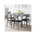 thumbnail image 1 of Dining mesa set para 4: small square mesa y 4 sillas - 5 - piece kitchen y dining room set para small spaces, 1 of 7