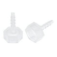 thumbnail image 5 of PP Hose Barb Fitting Coupler, 4mm Barb x G3/8 Female Thread Pipe Adapter, Translucent 2Pcs, 5 of 5