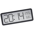 thumbnail image 1 of DOLITY Digital Wall Clock Desktop Clock Multipurpose Large Display Temperature Display Humidity Display for Classroom Office Bedroom Black, 1 of 9