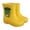 Yellow, variant on lnmuld Kids Cute Rain Boots, Waterproof Non- Wellies Color:Yellow,Size:5-5.5 Years