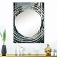 thumbnail image 1 of Designart "Horizon of Tranquil Beach Windows II" Coastal Windows Oversized Wall Mirror - Coastal Landscapes Office Mirror Wall Decor - Multiple Color Options, 1 of 6