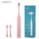 thumbnail image 3 of Cepillo de dientes eléctrico sónico para adultos más nuevo, 5 modos, temporizador inteligente, recargable, blanqueador, IPX8, resistente al agua, 5 cabezales de cepillo, 3 of 5