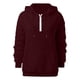 thumbnail image 2 of Gibobby Divertidas Sudaderas para Adolescentes Womens Daily Long Casual Down For Womens Pocket Sudaderas con capucha Pullover Manga Botón V Sudaderas con cordón Cuello de mujer （Vino， M), 2 of 5