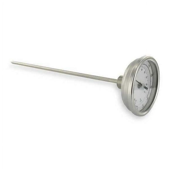 Long reach bimetal thermometer, 36" stem, range 0-200 Degrees F.