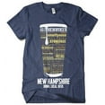 thumbnail image 2 of New Hampshire Beer Shirt - Navy, 3XL | Typography Print Beer Lover Gift, 2 of 2