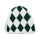 thumbnail image 1 of Gorro de pescador corto con puños de punto de lana para hombres y mujeres, gorros cálidos de invierno con diseño geométrico de diamantes y cuadros, gorro de lana, 1 of 5