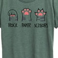 thumbnail image 3 of Instant Message - Rock Paper Claws - Women's Short Sleeve Graphic T-Shirt, 3 of 7