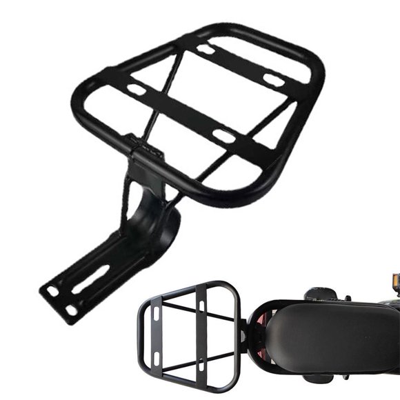 Mosiee Bike Bracket Pannier Parts Rack Racks Trunk Vehicle Bike Black Electric
