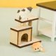 thumbnail image 2 of Juguete miniatura simulado, adorable mini rascador para gatos, poste decorativo para gatos en miniatura., 2 of 7
