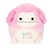 Squishmallows 16 inch Brina the Pink Bigfoot with “Wild 4 U” - Child's Ultra Soft Stuffed Plush Toy