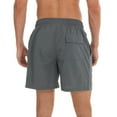 thumbnail image 2 of XFLWAM Mens Swim Trunks Quick Dry Beach Shorts Mesh Lining Swimwear Bathing Suits with Pockets Gray XXL, 2 of 4