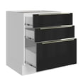 thumbnail image 3 of Gabinete Bajo Cocina Madesa Lux 3 Cajones Sin Encimera BN 60 cm, 3 of 5