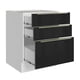 thumbnail image 3 of Gabinete Bajo Cocina Madesa Lux 3 Cajones Sin Encimera BN 60 cm, 3 of 5