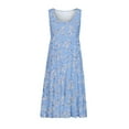 thumbnail image 4 of Vestido suelto de playa sin mangas con estampado informal de verano para vacaciones con estilo para mujer OAVQHLG3B Store  lin121212, 4 of 5