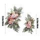 thumbnail image 3 of Arco de boda y decoración floral para mesa | Arreglo floral de seda artificial y plástico | Letrero de bienvenida de 2 piezas y centro de mesa para fotografía de bodas y decoración de fiestas, 3 of 6