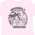 thumbnail image 4 of Inktastic Summer Vacation Mode Naples Beach Florida Boys or Girls Toddler T-Shirt, 4 of 5