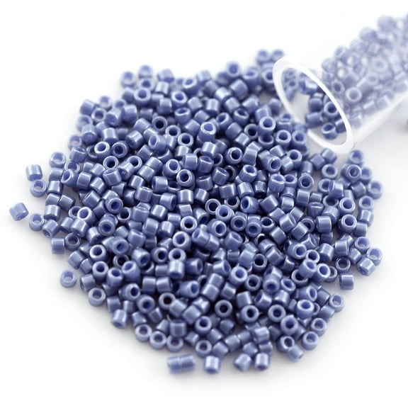 Miyuki Delica Seed Bead 11/0 Light Lapis Glazed Luster Opaque