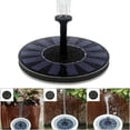thumbnail image 4 of Solar Powered Floating Pumps Water Fountain Birdbath Home Decor New, 4 of 8