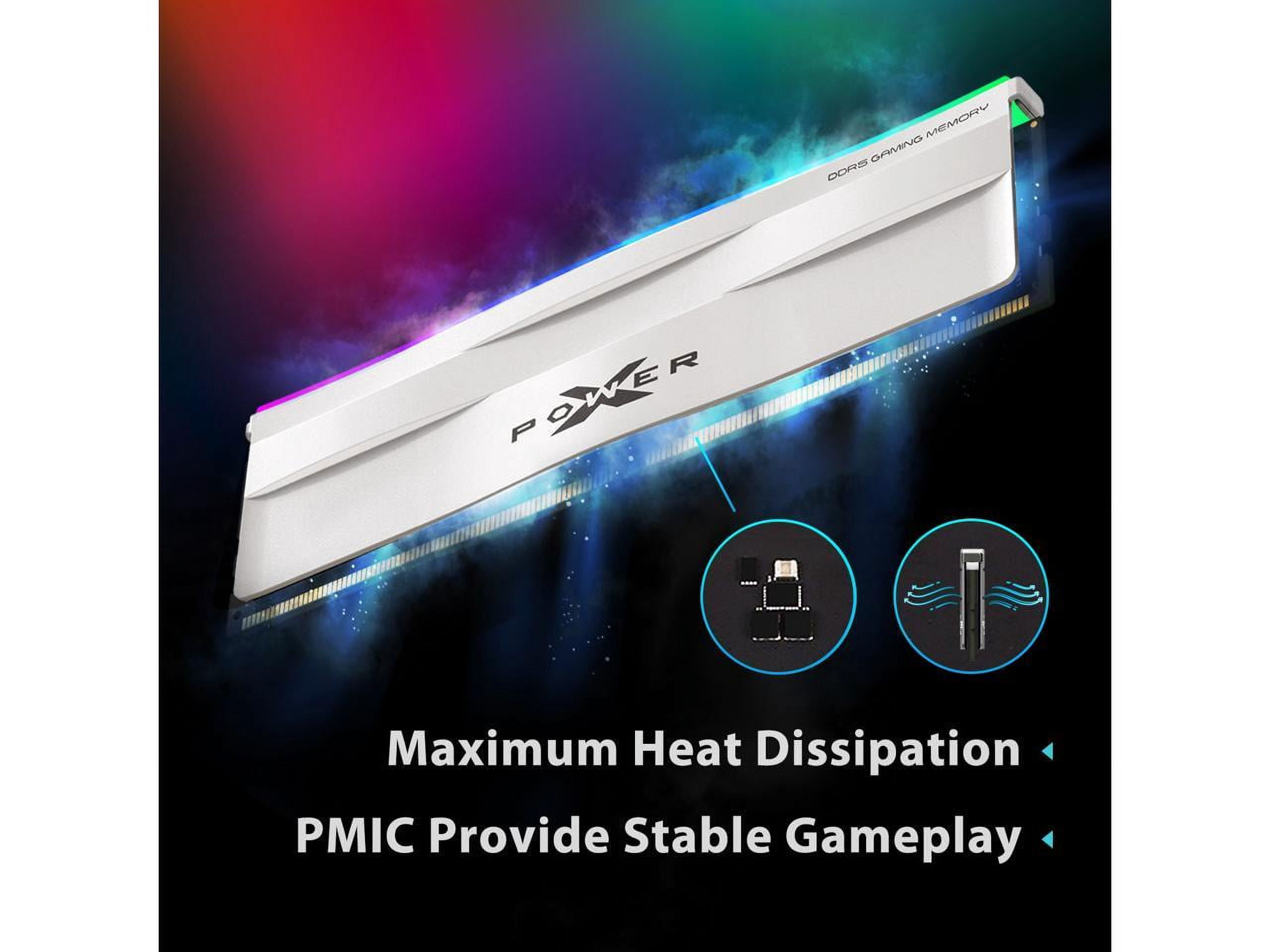 Silicon Power DDR5 32GB (16GBx2) Zenith RGB 5600MHz (PC5-44800