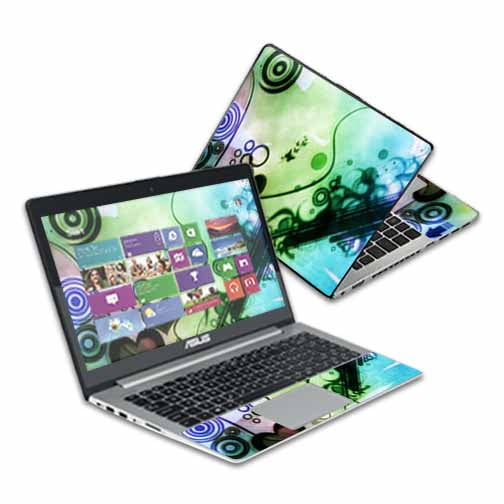 Abstract Skin For Asus VivoBook S400CA Laptop 14