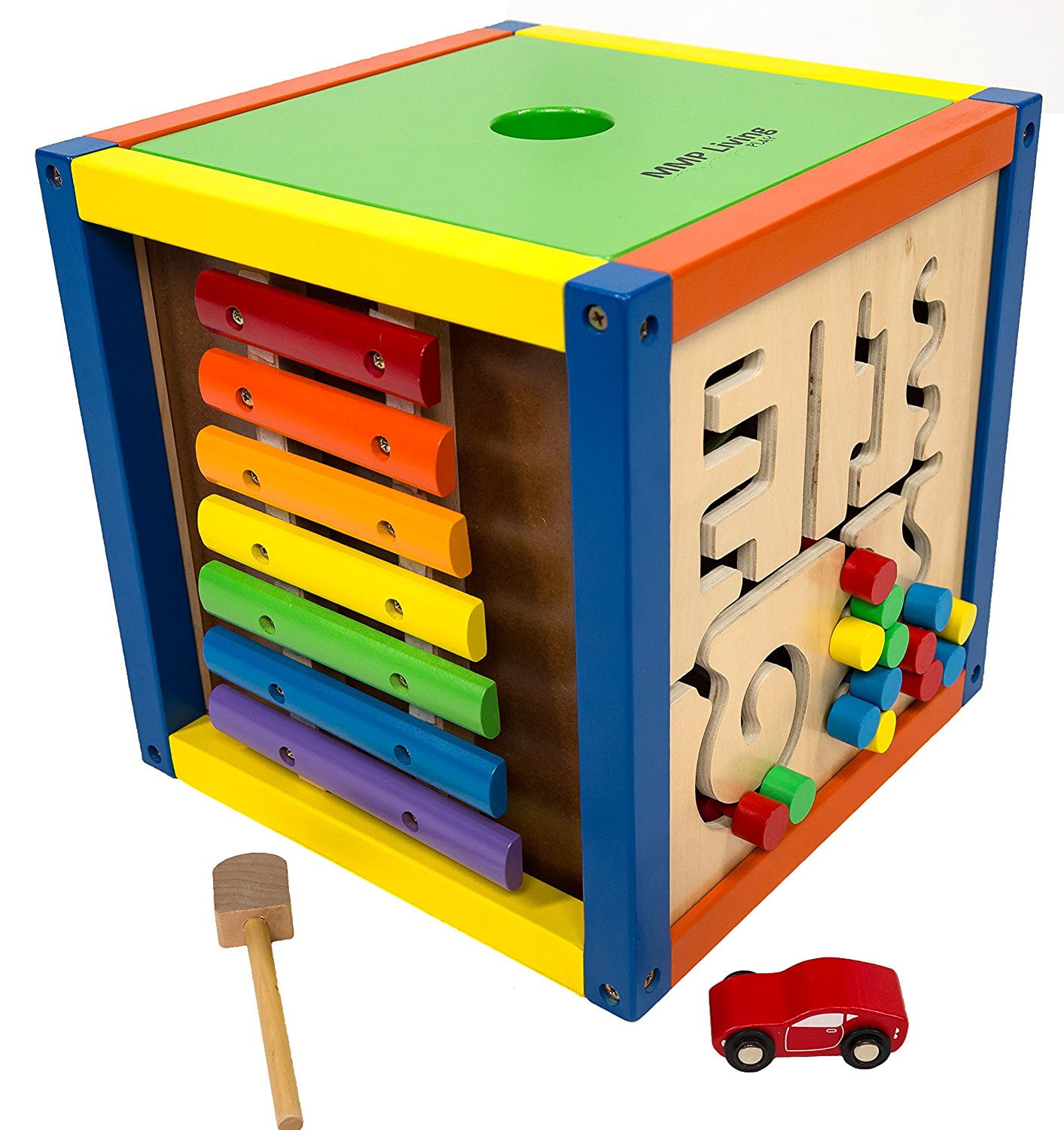 6 in 1 play cube activity center