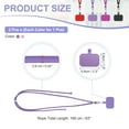 thumbnail image 2 of Uxcell Smart Phone Lanyard, Universal Cell Phone Lanyard Adjustable Phone Strap Crossbody Purple, Pink, 2 of 7